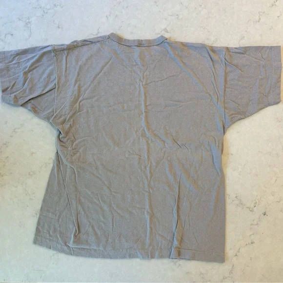 Vintage Mens Gray Esquire Logo Short Sleeve Tee Sz XL - Picture 4 of 4